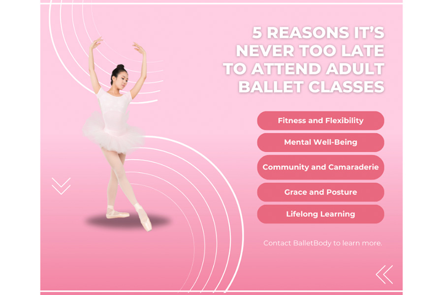 5 Reasons It’s Never Too Late to Attend Adult Ballet Classes 